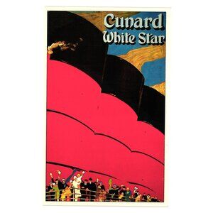 Cunard White Star Queen Mary Marine Art Poster 1990 17 of 23 Marine Art Services